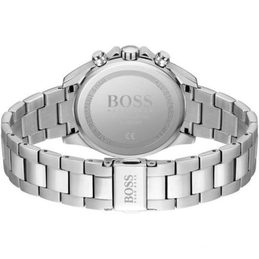 Hugo Boss Women’s Quartz Silver Stainless Steel Black Dial 38 Watch 1502614